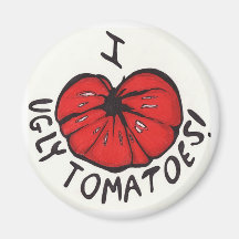 I Heart Ugly Tomatoes! Magnets