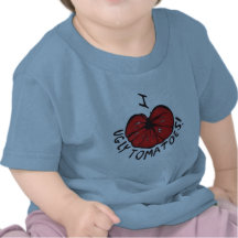 I Heart Ugly Tomatoes! T Shirts