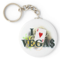 I Heart Vegas Key Chain