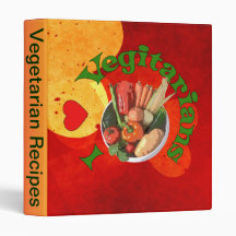 I Heart Vegetarians Binder