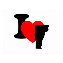 I Heart Vermont Postcard