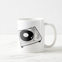 I HEART VINYL COFFEE MUGS
