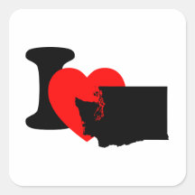 I Heart Washington Square Sticker