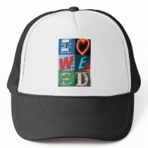 I HEART WEED HAT