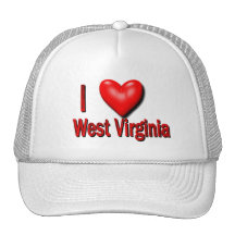 I Heart West Virginia Trucker Hat