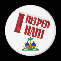 I helped Haiti magnets