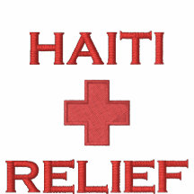 I Helped Haiti Relief Embroidered T Shirt