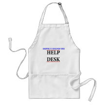 I helped the help desk apron