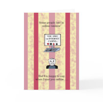I Hit the Jackpot When I Met You -Birthday Greeting Card