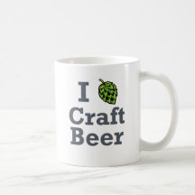 I [hop] Craft Beer Coffee Mugs