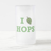I [hop] Hops Beer Mug