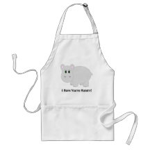 I Hope You're Hungry! Hippo Apron