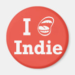 I [☺] Indie Fridge Magnet