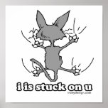 i is stuck on u print