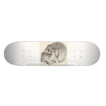 I Just Love Your Brain Skateboard