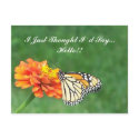 I Just Thought I`d Say... Hello!! postcards