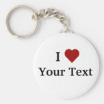 I keychain de coeur (personnalisez) porte-clés