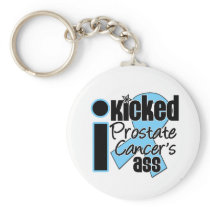 I Kicked Prostate Cancer's Ass Key Chain