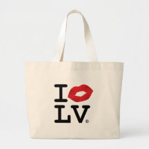 I KISS LV TOTE BAG