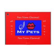 "I Kiss My Pets Premium ipad Mini Case"