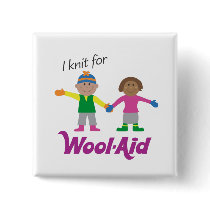 I Knit for Wool-Aid button