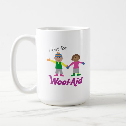 I Knit for Wool-Aid mug