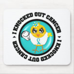 I Knocked Out Cancer (Cervical Cancer) Mousepad