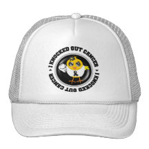 I Knocked Out Cancer (Melanoma) Trucker Hats