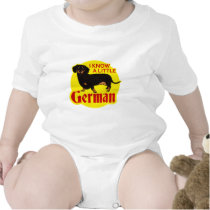 I Know A Little German t-shirts