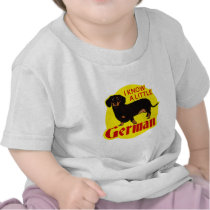 I Know A Little German t-shirts