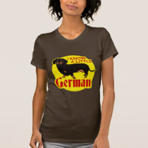 I Know A Little German t-shirts