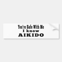 I know Aikido Bumper Stickers