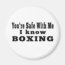 I know Boxing Refrigerator Magnet