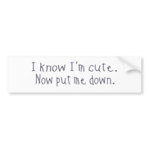I know I'm cute