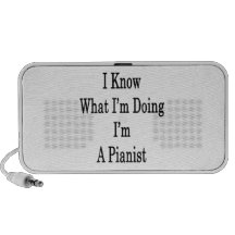 I Know What I'm Doing I'm A Pianist iPod Speakers