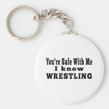 I know Wrestling Key Chain
