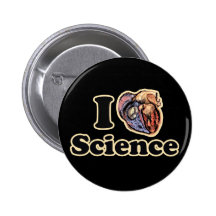I la Science d'amour de coeur anatomiquement corre Pin's