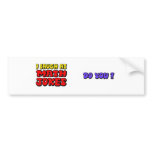 I Laugh at Math Jokes Bumper Sticker bumper stickers