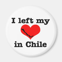 I left my heart in Chile magnet