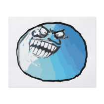 I Lied Rage Face Meme Personalized Flyer