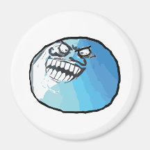 I Lied Rage Face Meme Magnets
