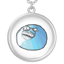 I Lied Rage Face Meme Personalized Necklace