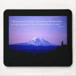 I lift my eyes unto the hills mouse pad