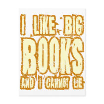I Like Big Books And I Cannot Lie Postcard