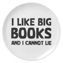I Like Big Books Dinner Plate