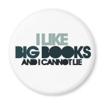 I Like Big Books magnets
