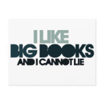 I Like Big Books postcards