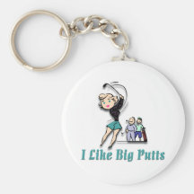 I Like Big Putts Key Chain