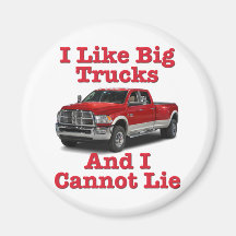 I Like Big Trucks .... Dodge Magnet