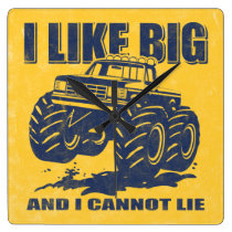 I Like Big Trucks wall clocks